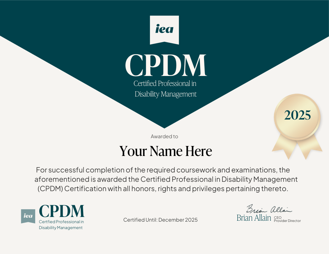 CPDM Certificate